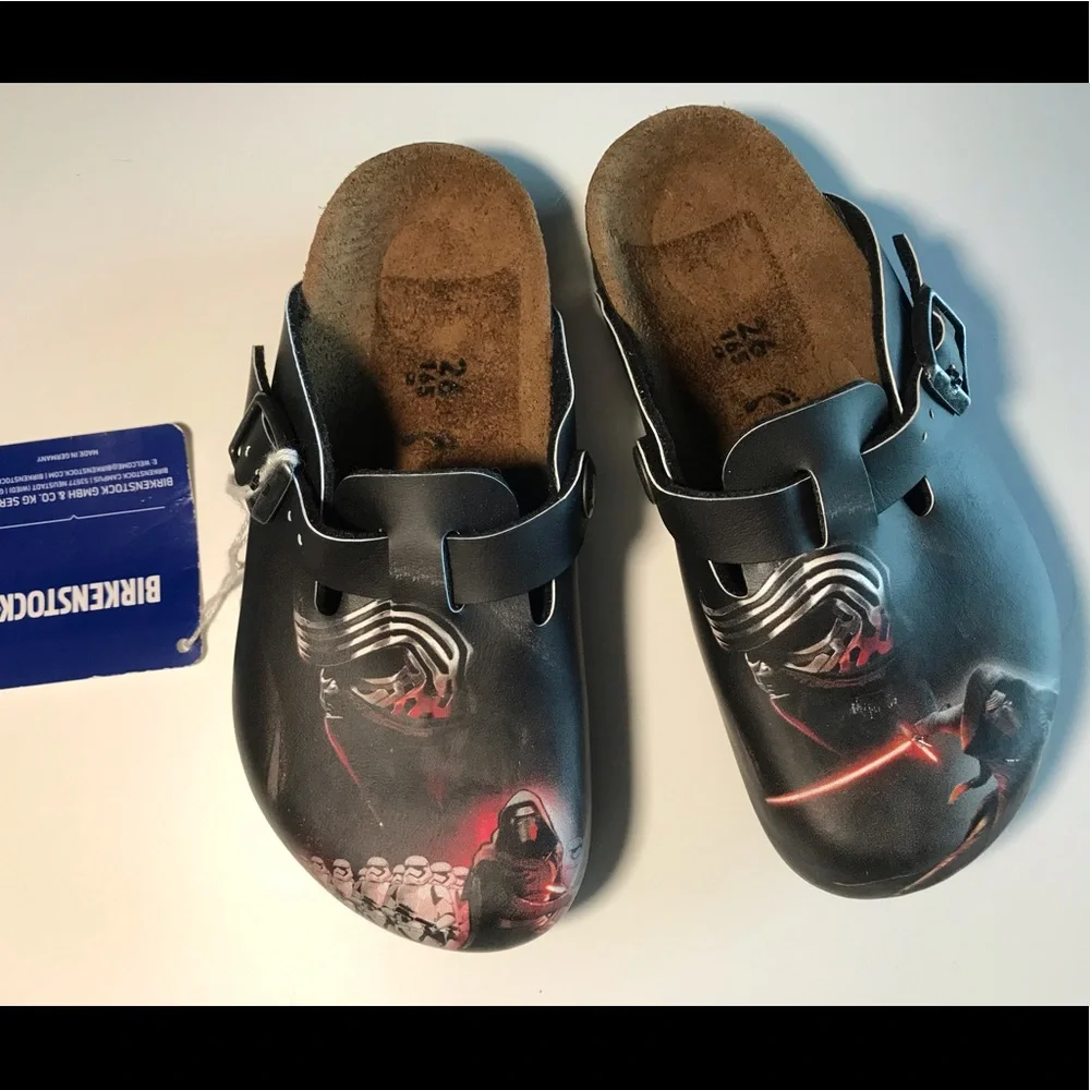 STAR WARS KYLE REN BIRKENSTOCK Clogs Kids 26 nwot